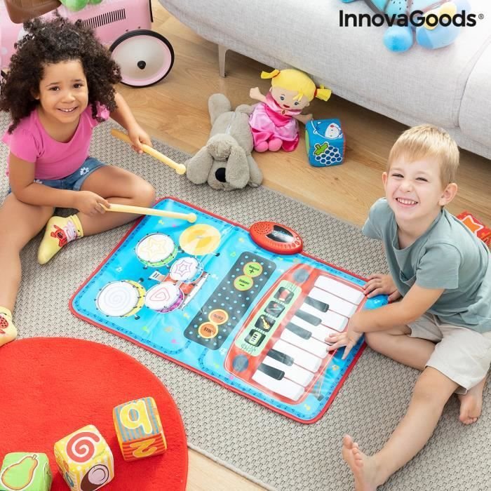 Mata muzyczna 2 w 1 InnovaGoods z 4 instrumentami Beats'n'Tunes