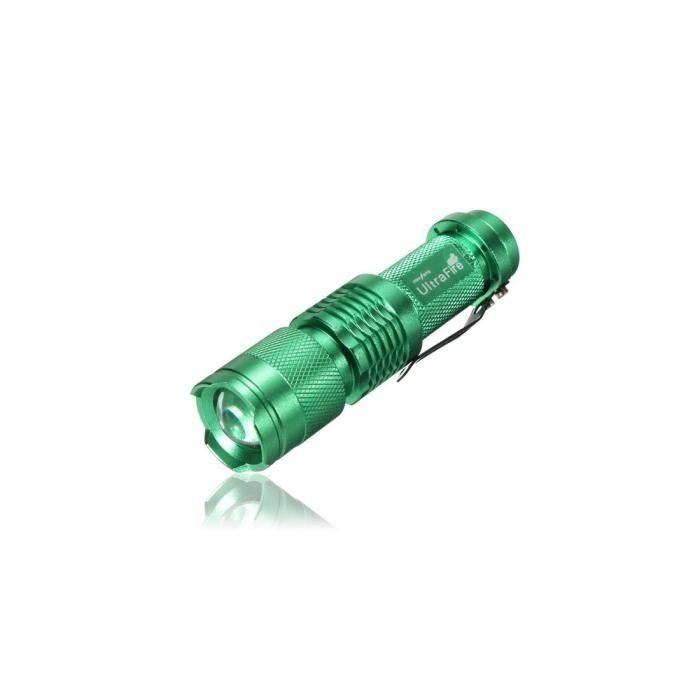 Latarka LED CREE Ultrafire - zielona