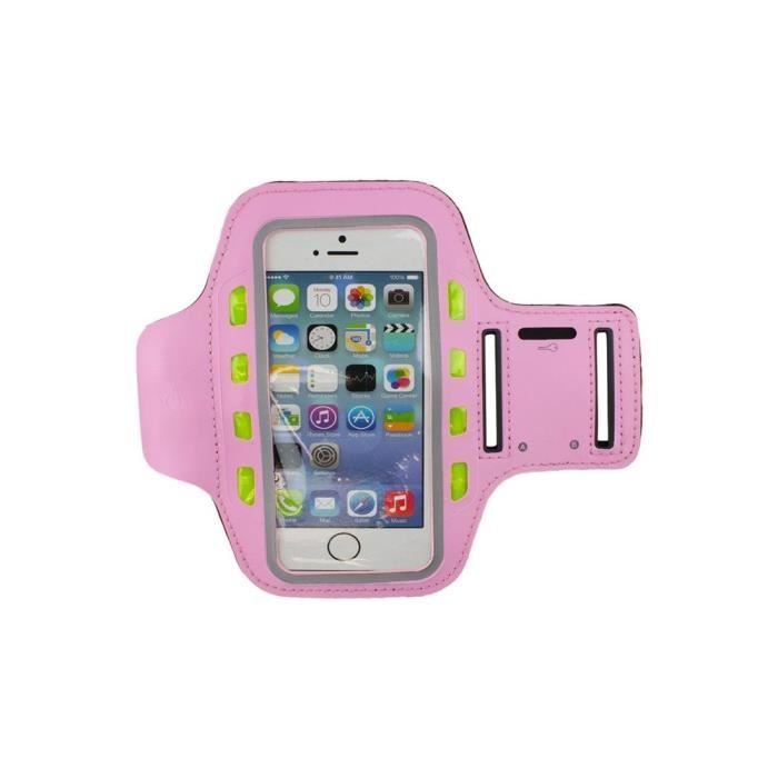 LED do opaski sportowej na smartfona - różowa