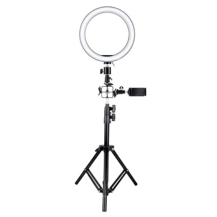 Lampa do selfie / lampa pierścieniowa (26 cm), statyw i mocowania
