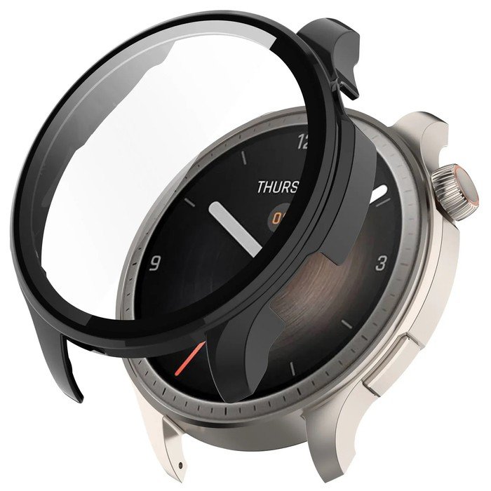 Etui + szkło 2W1 do Xiaomi Amazfit BALANCE czarne