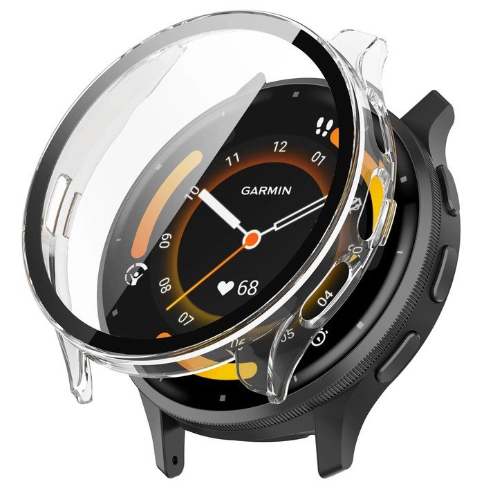 Etui + szkło 2W1 do Garmin VENU 3 przezroczyste