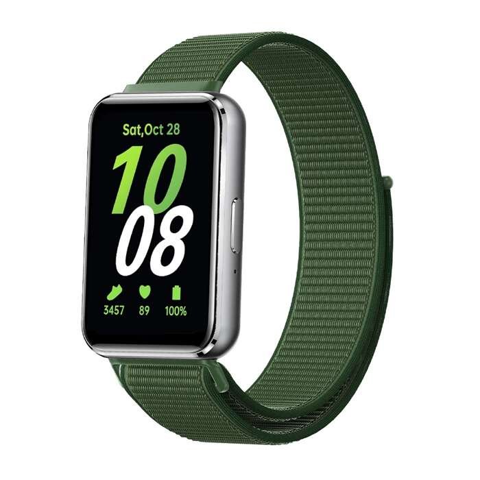 opaska pasek bransoleta NYLON Samsung Galaxy FIT 3 zielona