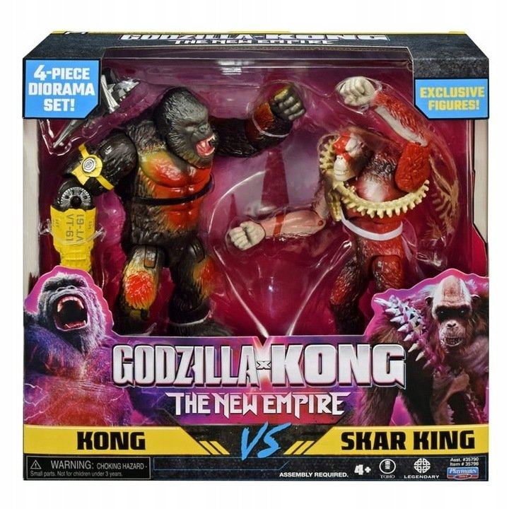 THE NEW EMPIRE GODZILLA X KONG ZESTAW KONG VS SKAR KING