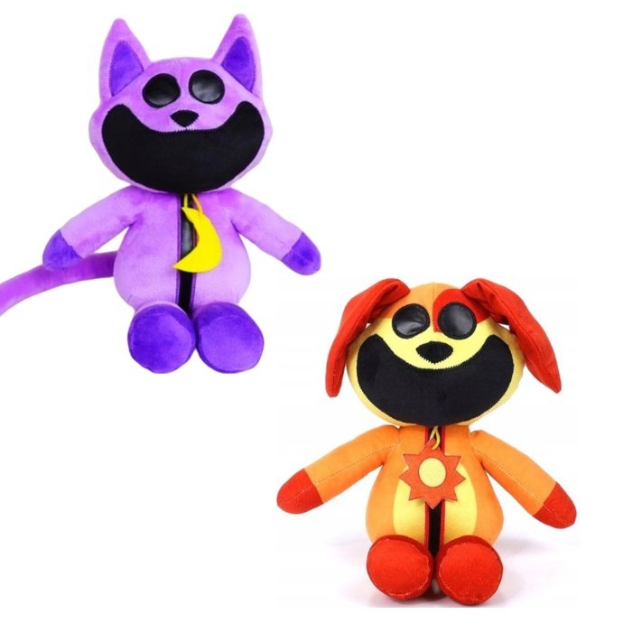 ZESTAW MASKOTKA DOGDAY CATNAP Smiling Critters Poppy Playtime Chapter 25 CM
