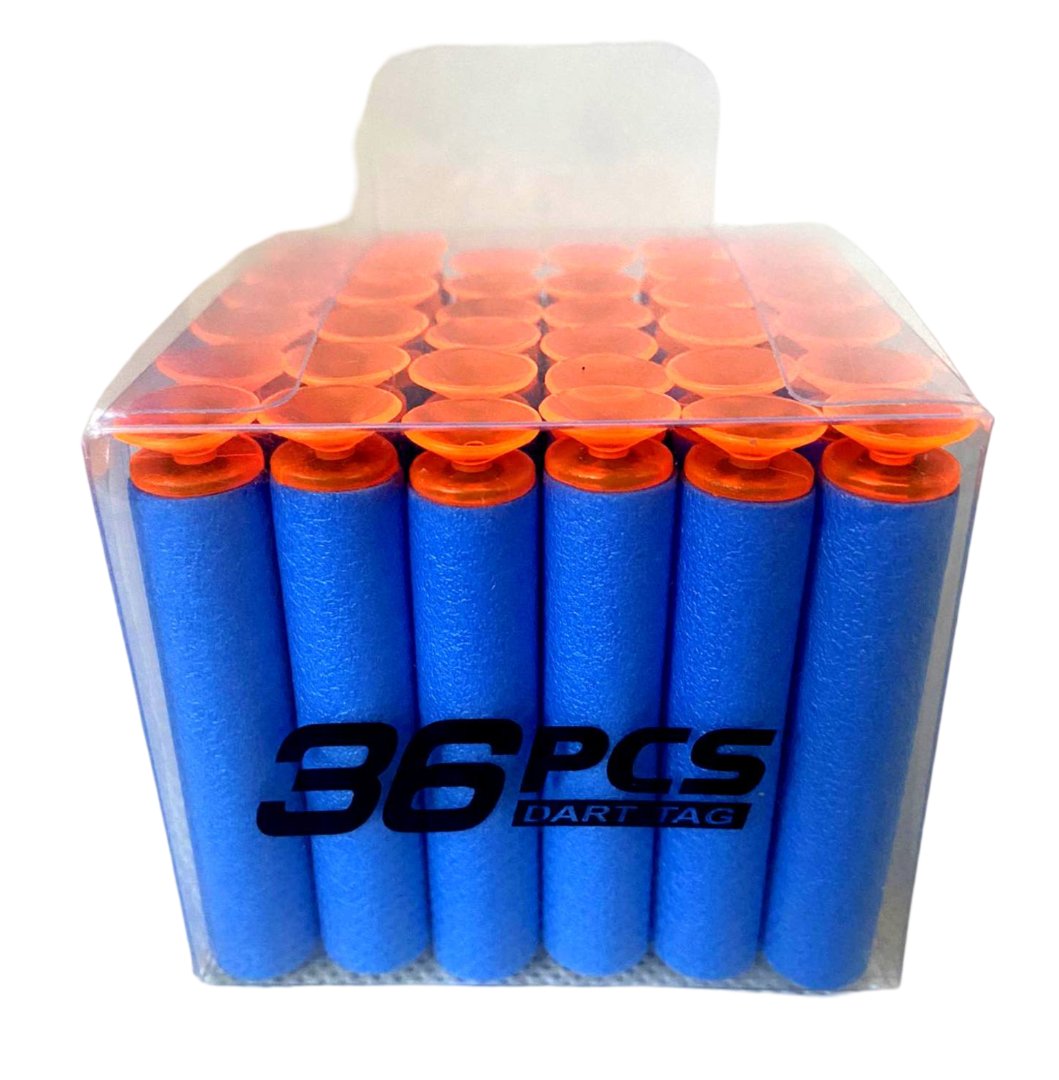 STRZAŁKI NERF PISTOLET STRZELANIE 36 SZTUK NABOJE