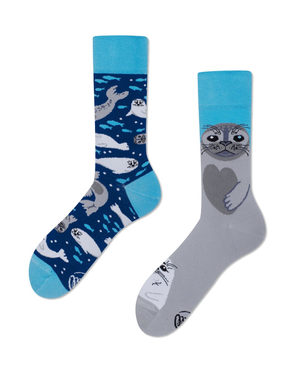 Skarpety z fokami - Save the Seals - Many Mornings 39-42
