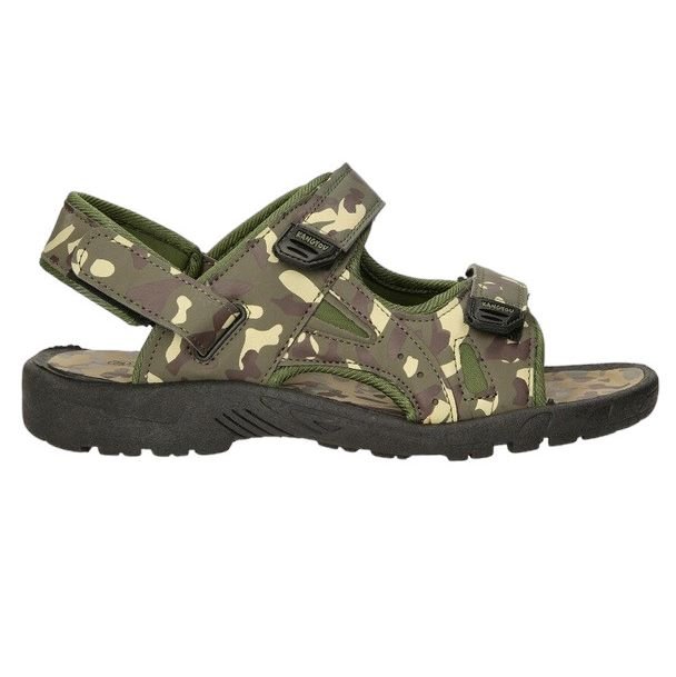 Sandały Męskie Na Rzepy Gafin Camouflage Moro Wygodne Letnie Skórzane Modne Stylowe Zielone Na Lato Letnie 39