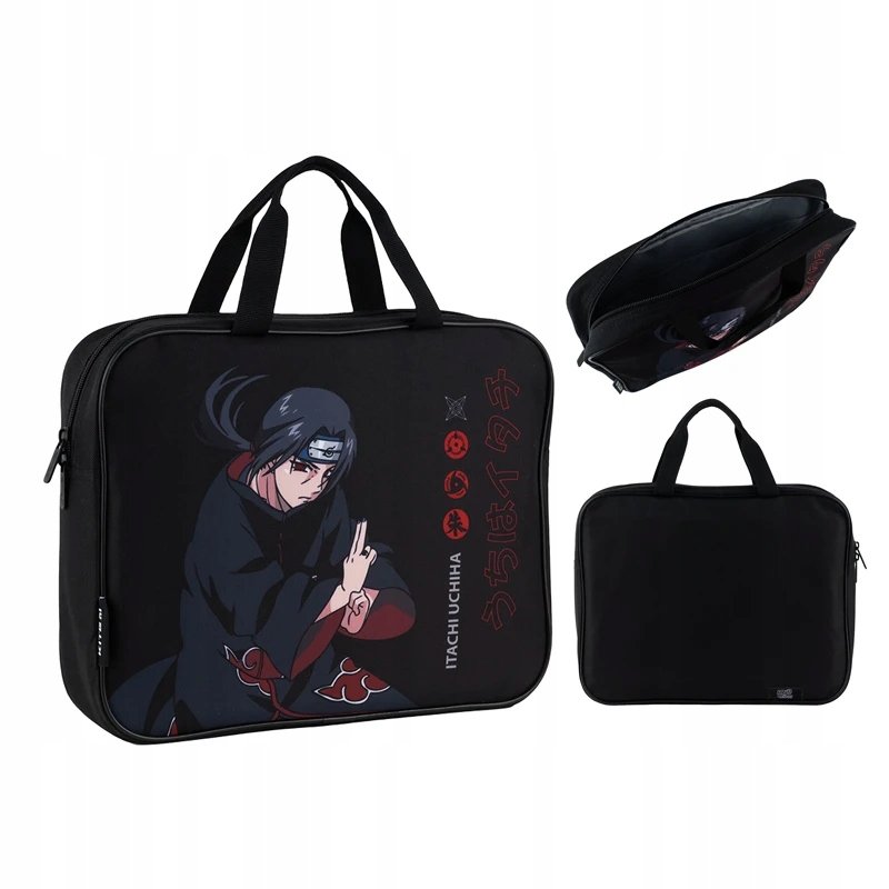TORBA NA DOKUMENTY TECZKA MATERIALOWA A4 NARUTO KITE