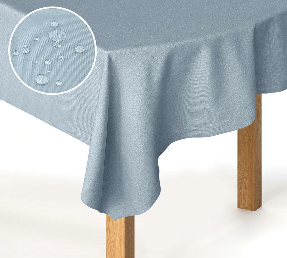 Obrus plamoodporny 130x180 aqua niebieski Polski Greno