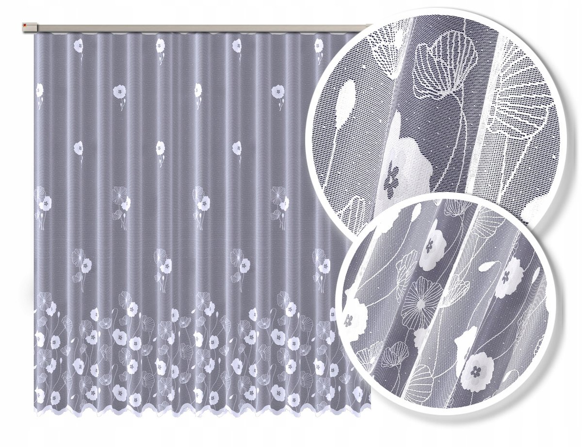 FIRANKA FIRANA ŻAKARDOWA 652393/250 ŻAKARD ZE WZOREM PO CAŁOŚCI