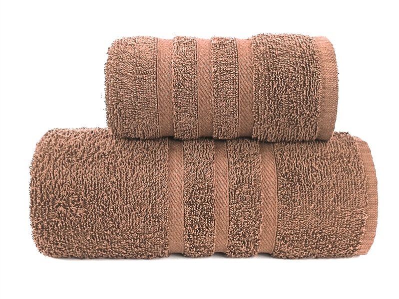 Ręcznik Vito 50x90 brązowy 500 g/m2 Frotex