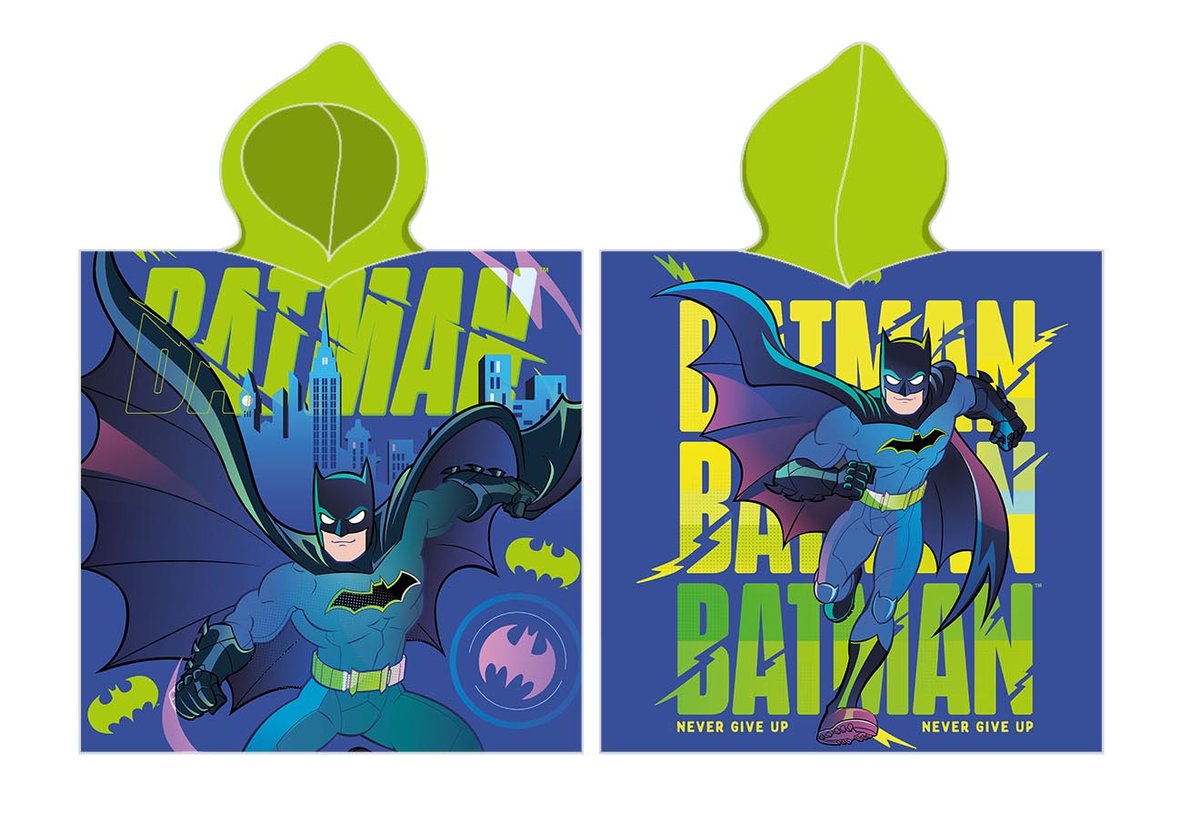 BATMAN Ręcznik DZIECIĘCY z Kapturem PONCHO OKRYCIE KĄPIELOWE PONCZO MARVEL