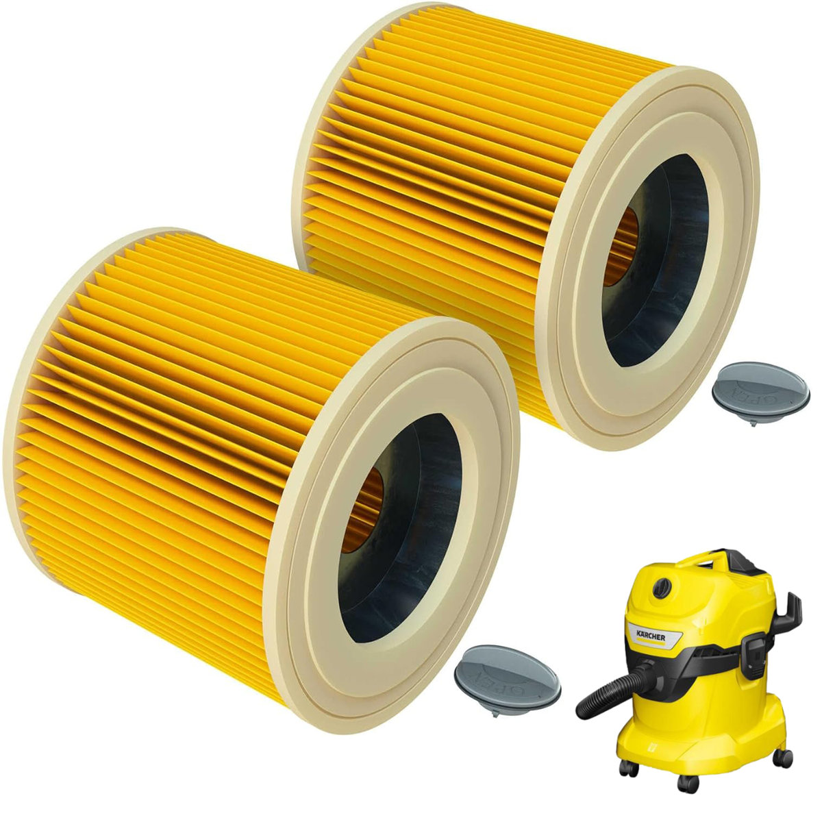 2x Filtr do odkurzacza Karcher WD3, WD3 Premium