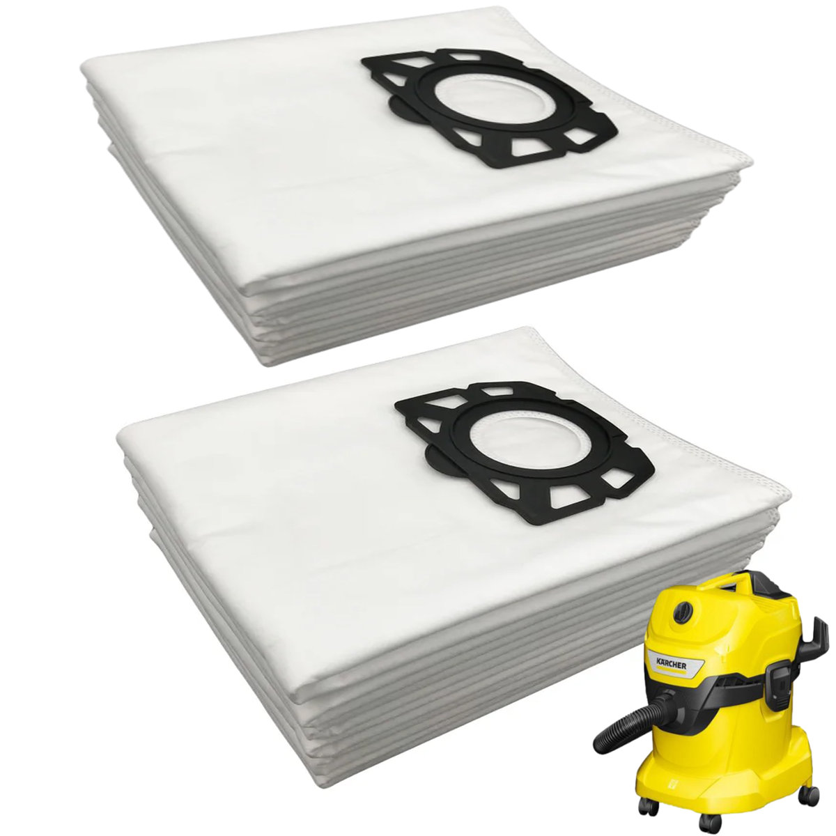 10x worki do odkurzacza karcher wd4 wd5 wd6 zestaw 2.863-006.0