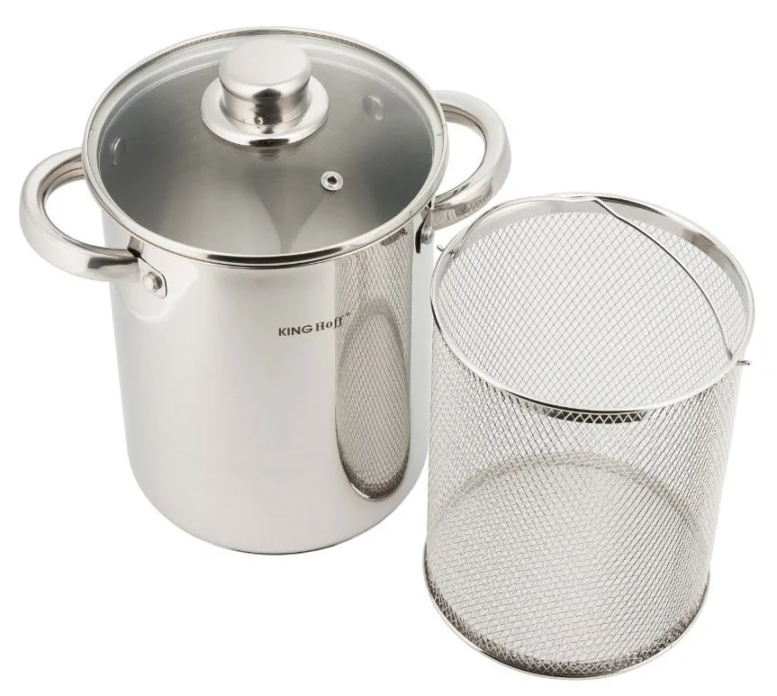 Wysoki Garnek Z Koszem Do Gotowania Szparagów I Spaghetti G3-B94