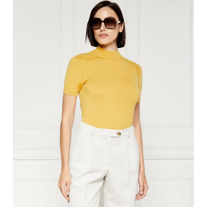 Calvin Klein Wełniany sweter MERINO | Slim Fit