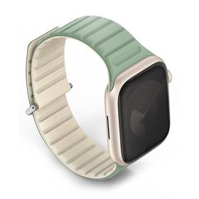 Pasek wymienny Uniq Revix Evo Reversible Magnetic na Apple Watch 38/40/41mm (UNIQ-41MM-REVESMNTBEG) Zielony/Beżowy