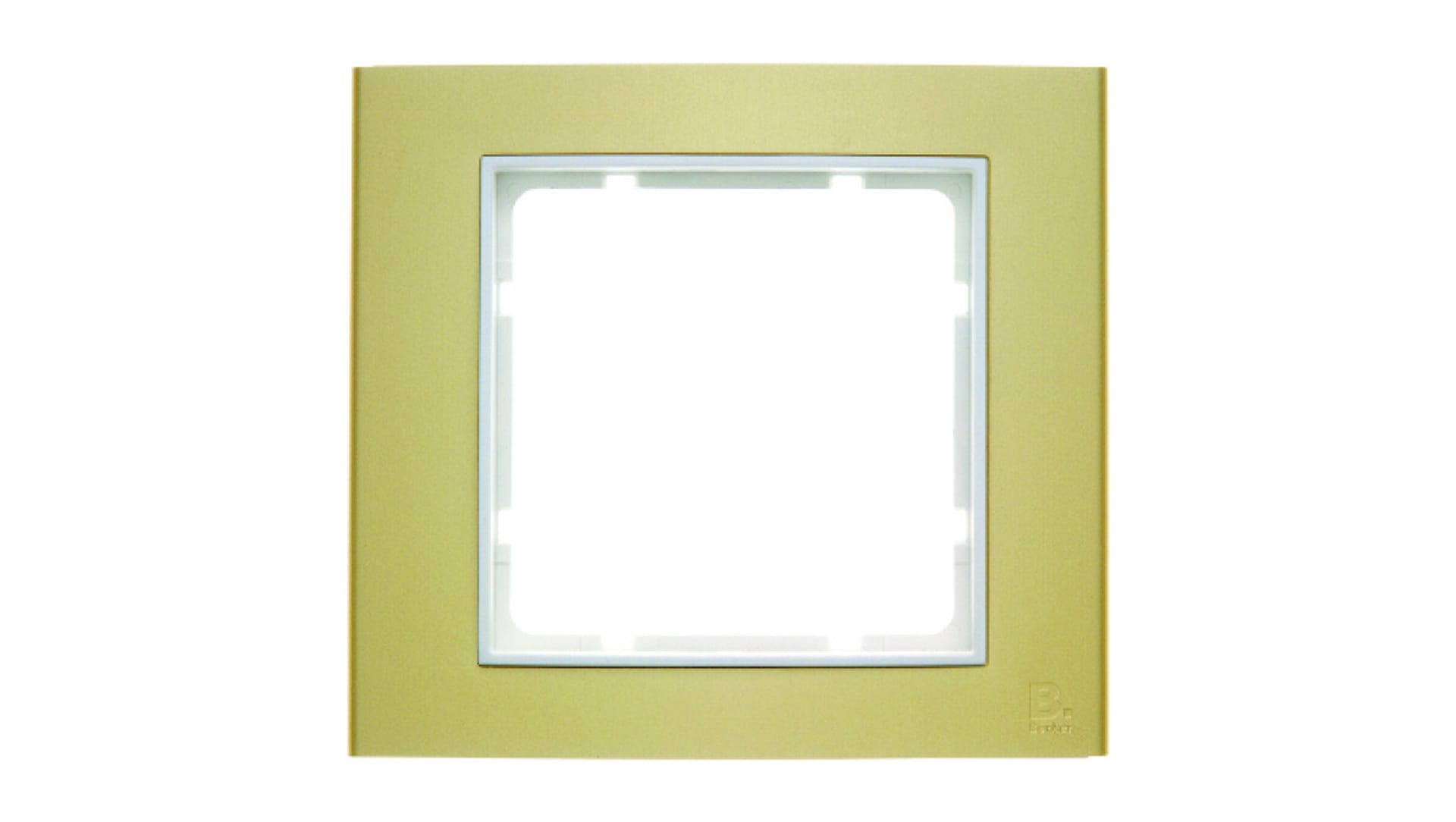 Hager polo Ramka 1-krotna złoty/śnieżnobiały B.3 10113046 10113046