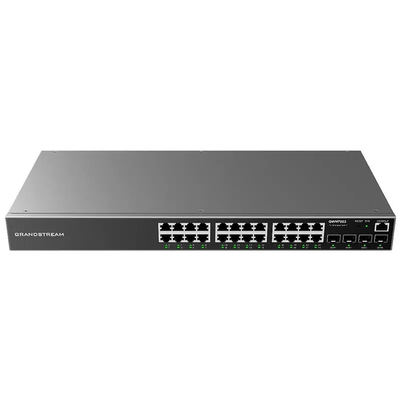 Grandstream GWN 7803 24GE 4SFP zarządzalny switch L2+ Sieć Przełączniki L2+