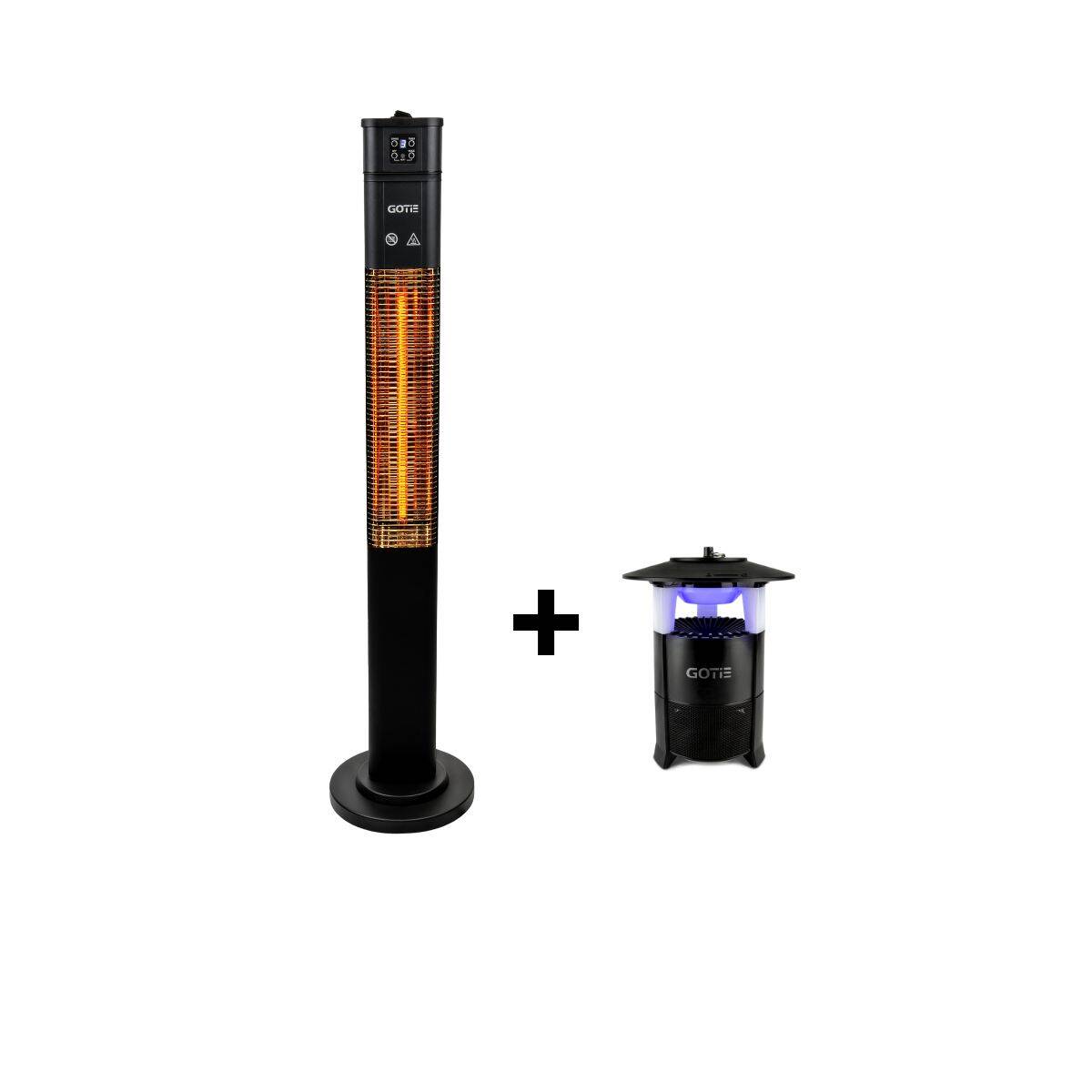 Zestaw promiennik GOTIE GOE-1600 + lampa owadobójcza