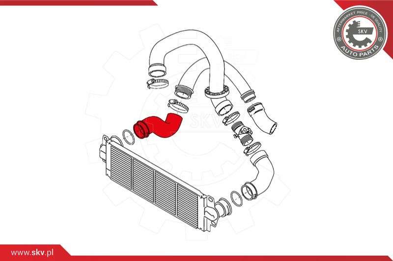 PRZEWÓD TURBINY 24SKV094 / 7E0145709C VW TRANSPORTER V 2.0 T