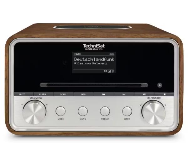 TechniSat DigitRadio 586 Radio FM DAB+ Orzech-srebrny