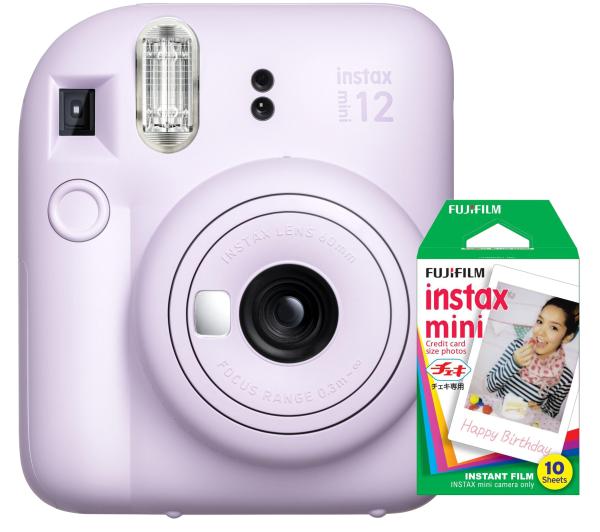Fujifilm Instax Mini 12 purpurowy + wkłady 10szt