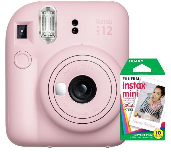 Fujifilm Instax Mini 12 różowy + wkłady 10szt