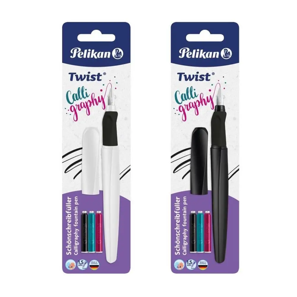 Pióro wieczne Twist do kaligrafii P457 + 3 naboje - PELIKAN