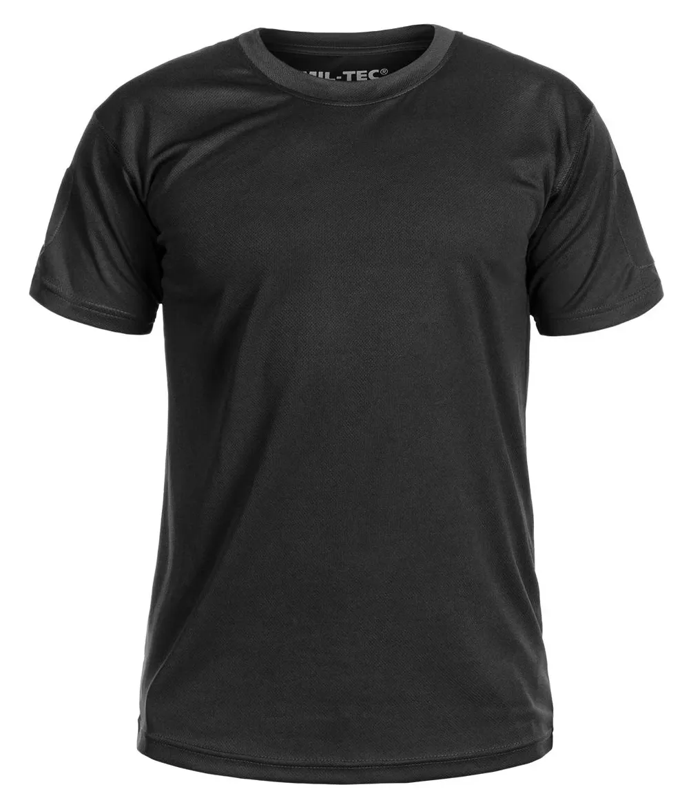 Mil-Tec Koszulka termoaktywna Tactical Quick Dry Short Sleeve - Czarna