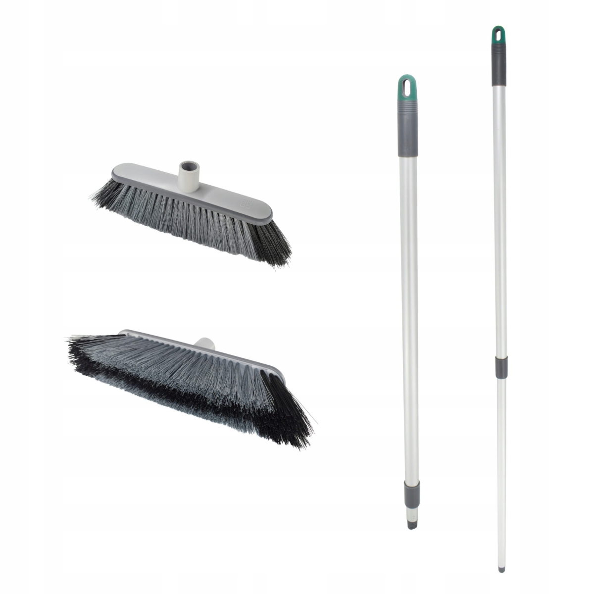 Miotła U-COLLECT + trzonek teleskopowy 137 cm do zamiatania ekologiczna z recyklingu ECO EGO