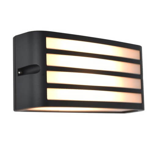 Prostokątny kinkiet Zebra 5203501118 Lutec IP54 zewnętrzny szary