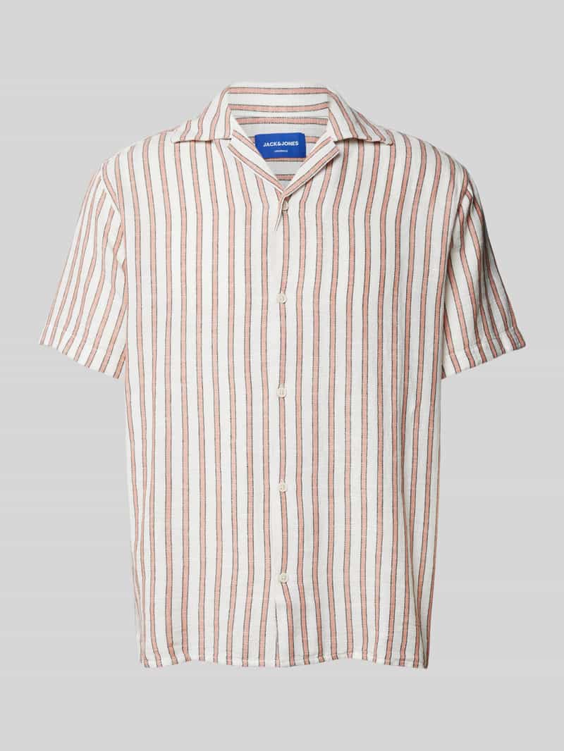 Koszula casualowa o kroju relaxed fit z rękawem o dł. 1/2 model ‘NOTO’