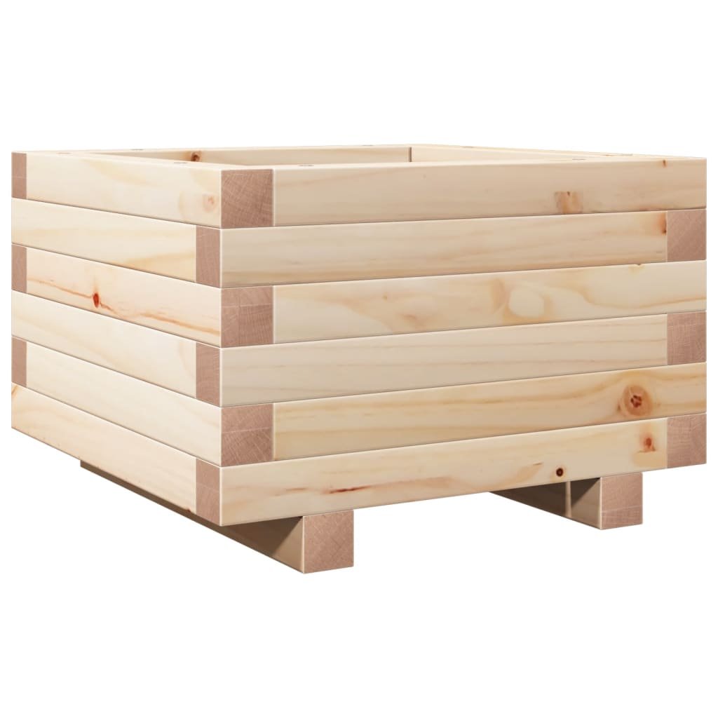 vidaXL Donica ogrodowa, 40x40x26,5 cm, lite drewno sosnowe