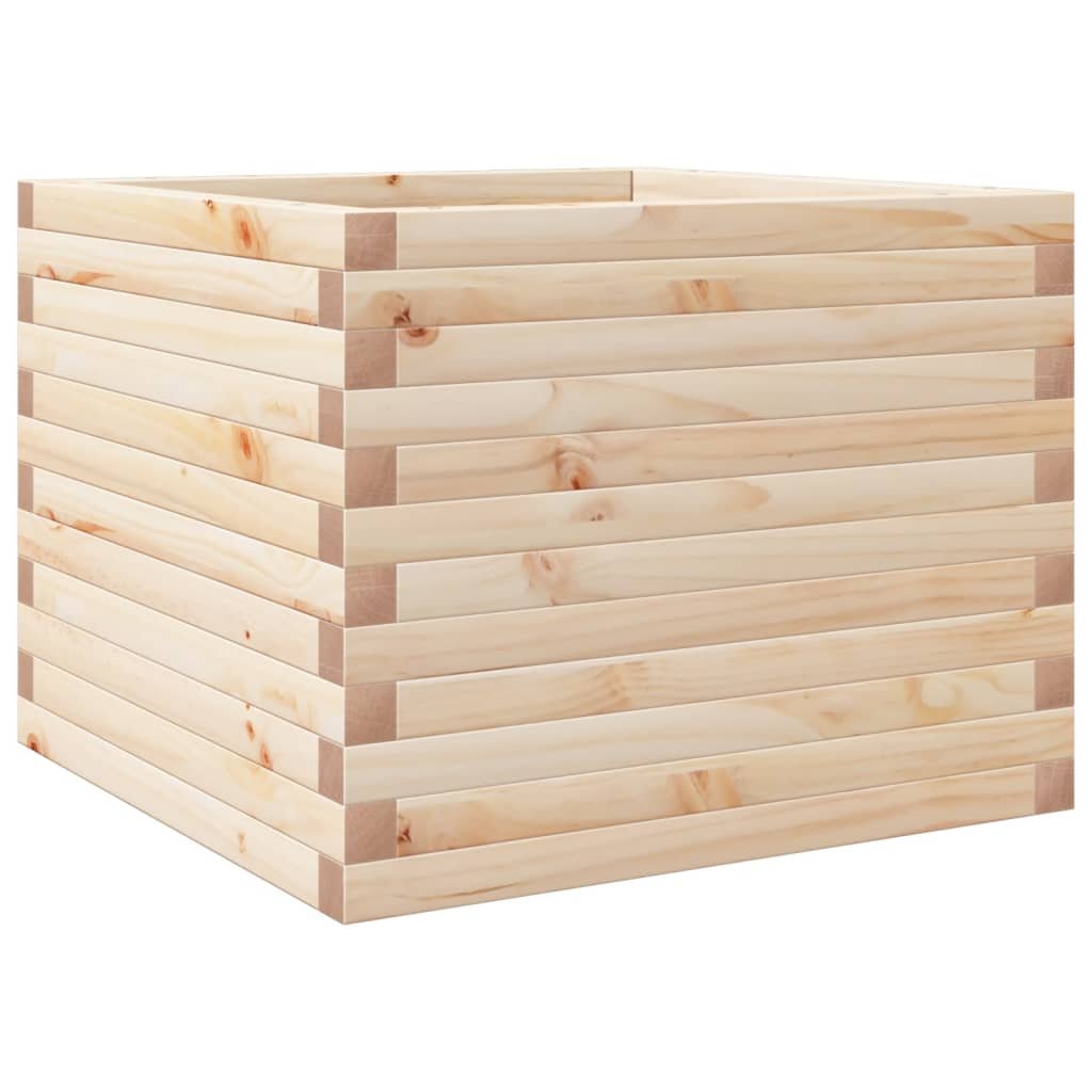 vidaXL Donica ogrodowa, 60x60x45,5 cm, lite drewno sosnowe