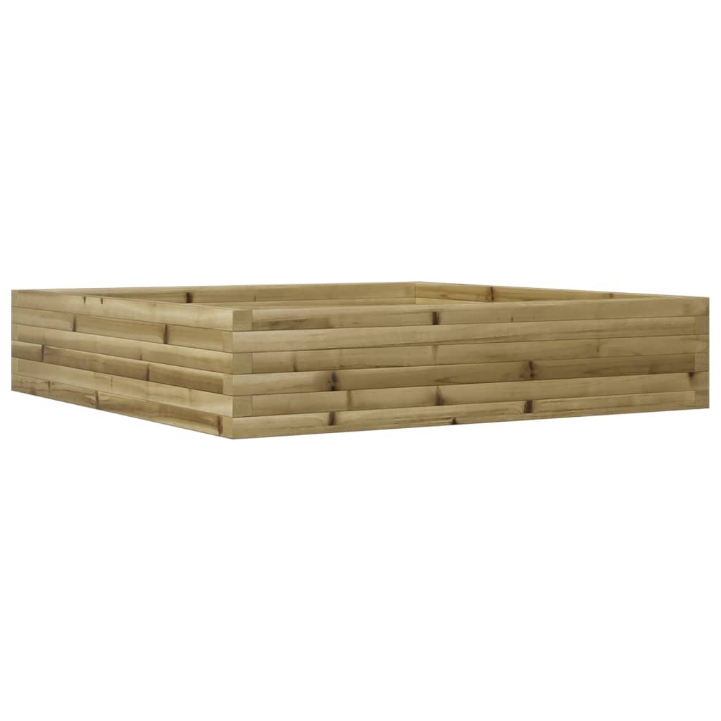 vidaXL Donica ogrodowa, 110x110x23 cm, impregnowane drewno sosnowe