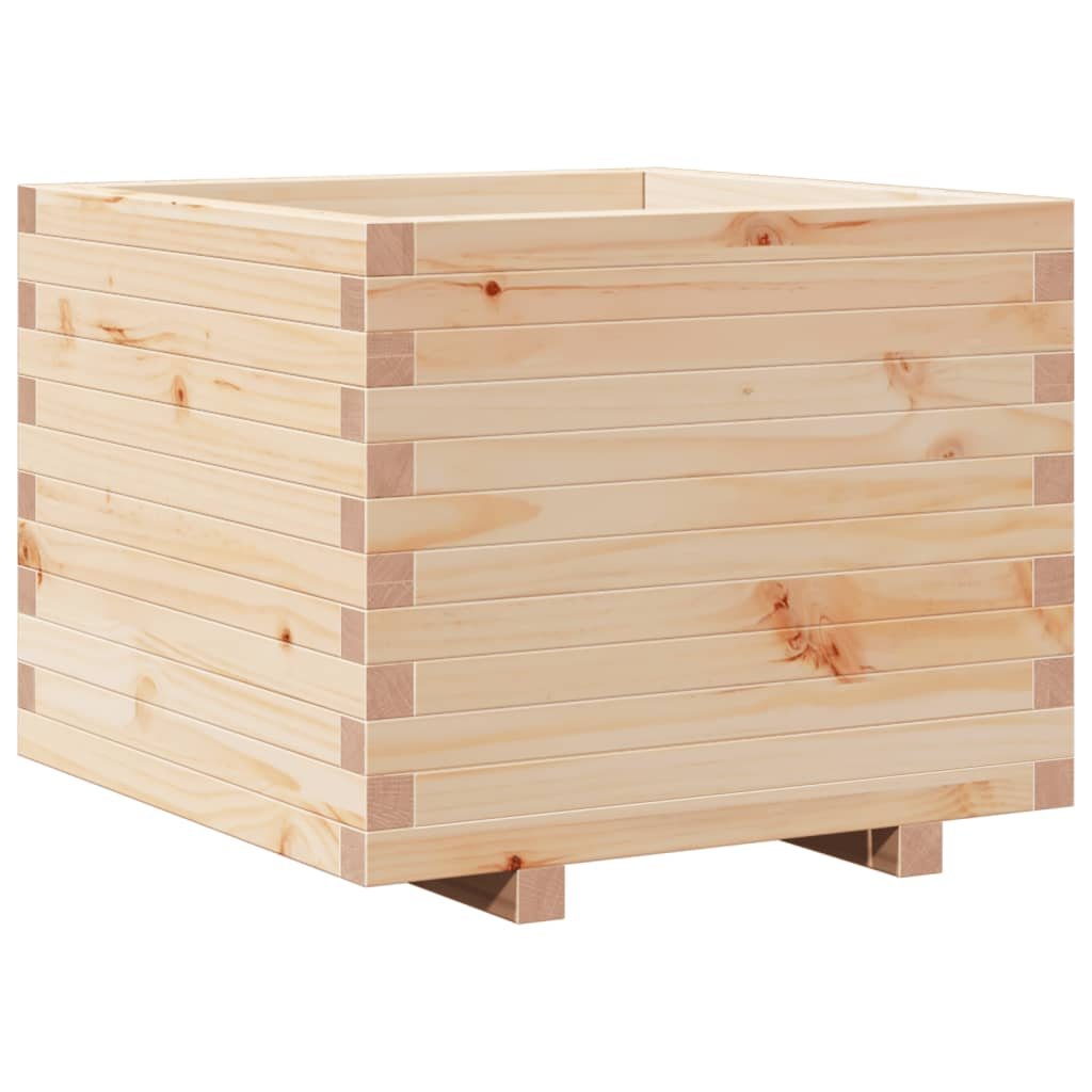 vidaXL Donica ogrodowa, 60x60x49,5 cm, lite drewno sosnowe