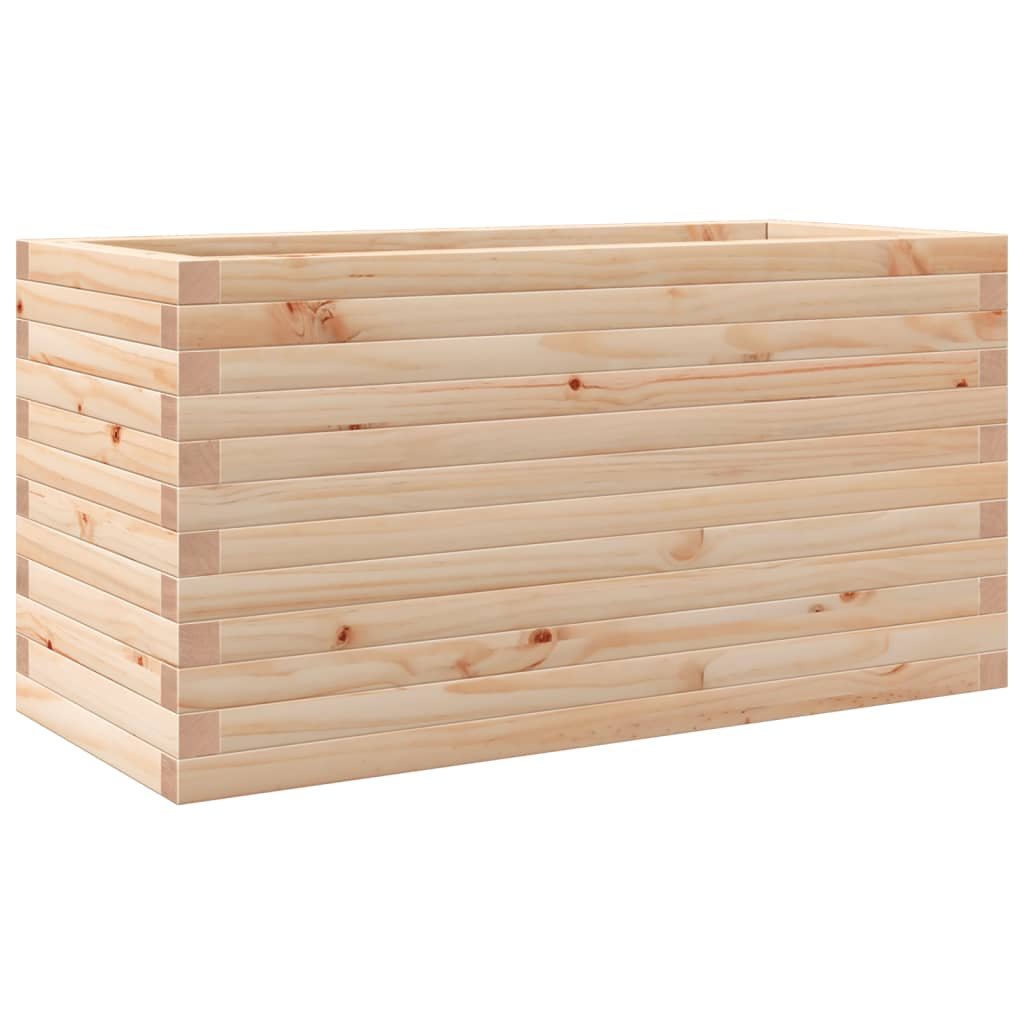 vidaXL Donica ogrodowa, 90x40x45,5 cm, lite drewno sosnowe