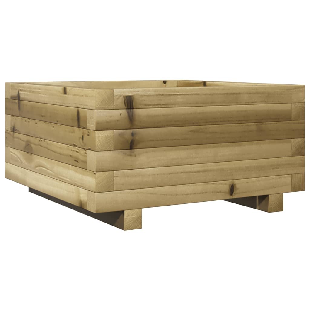 vidaXL Donica ogrodowa, 50x50x26,5 cm, impregnowane drewno sosnowe