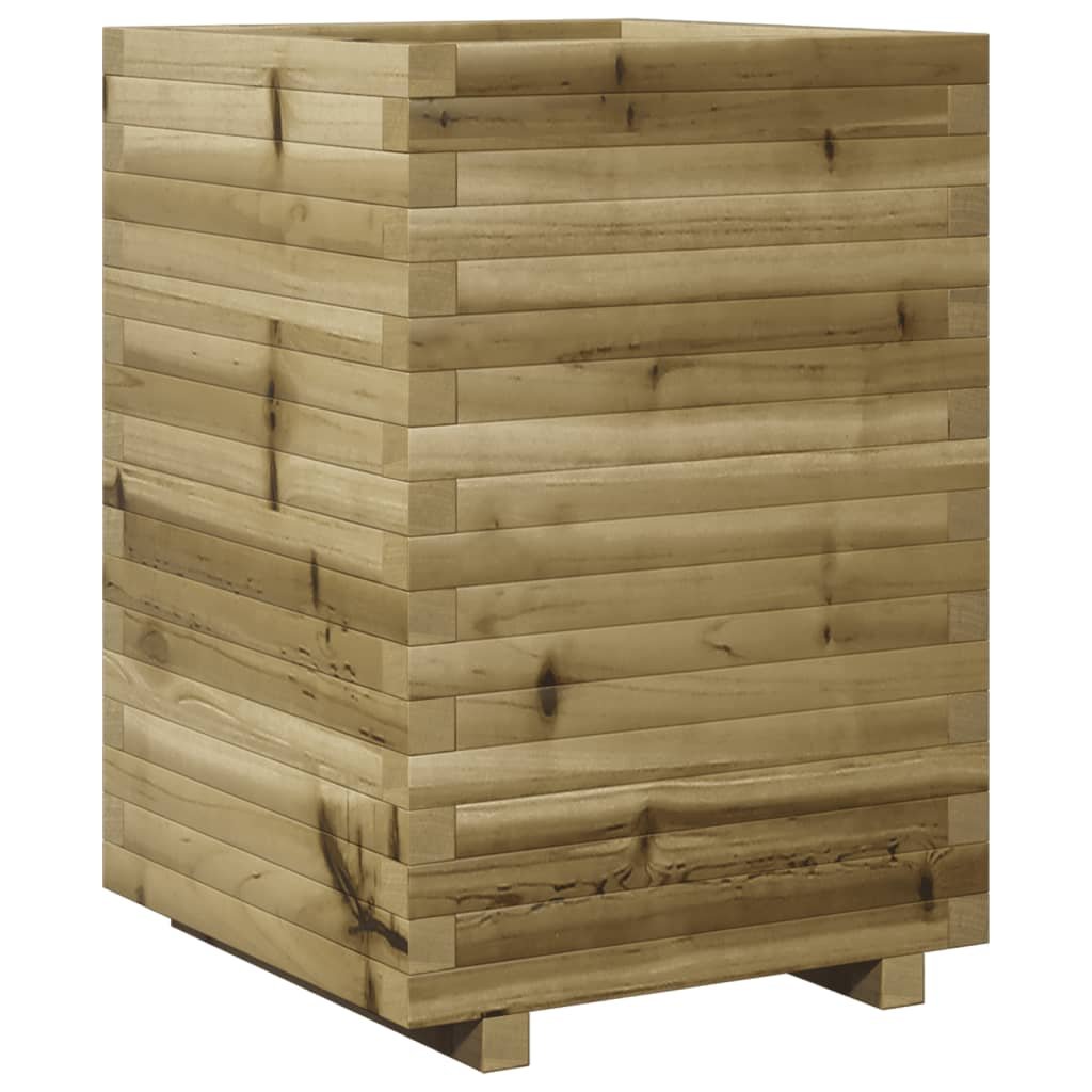 vidaXL Donica ogrodowa, 50x50x72 cm, impregnowane drewno sosnowe