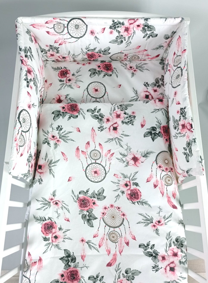 Komplet pościeli dla dziecka 100x135 cm 2 el - łapacz snów