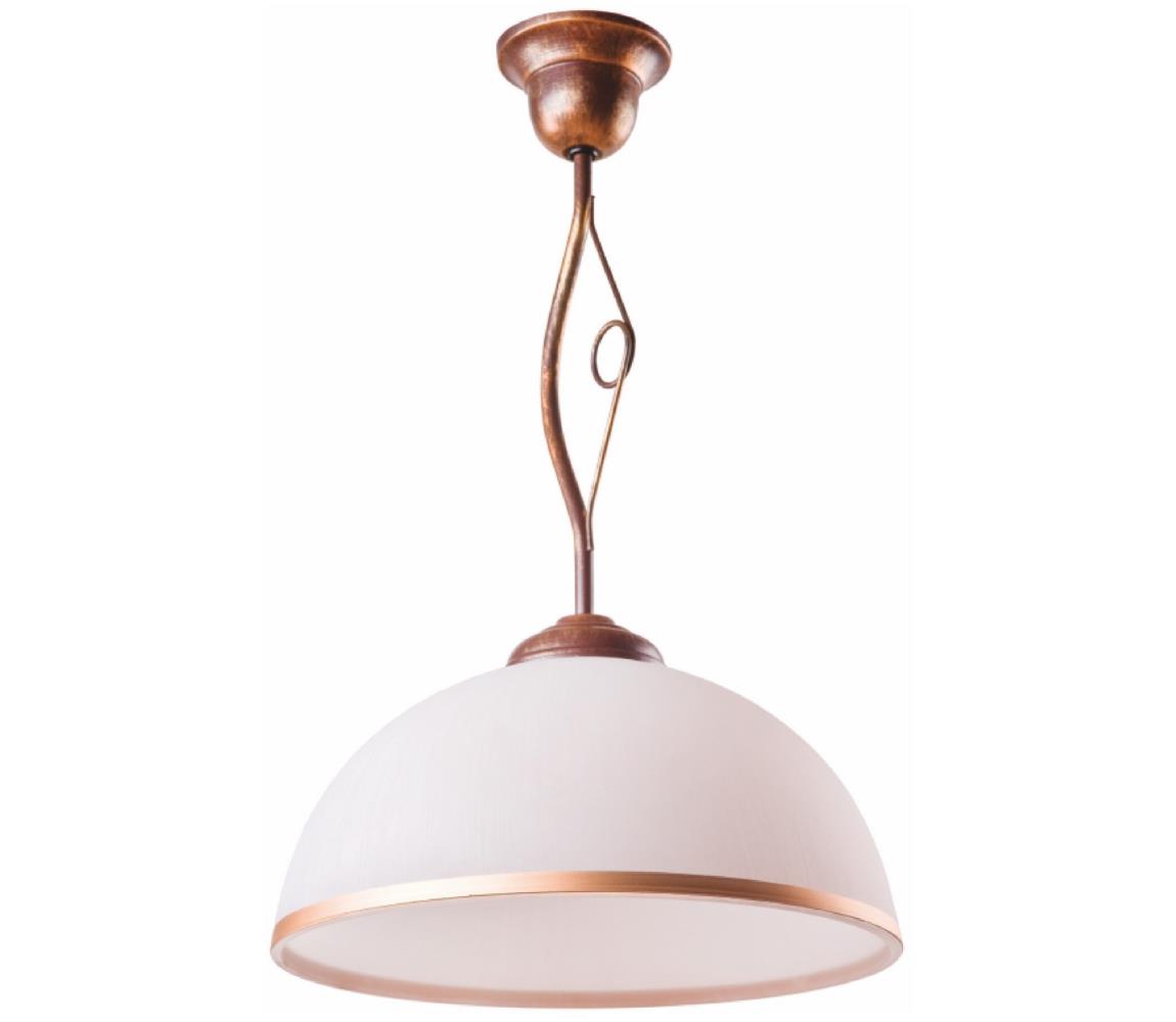 Brilagi - LED Żyrandol ANTICO 1xE27/60W/230V brązowy patyna