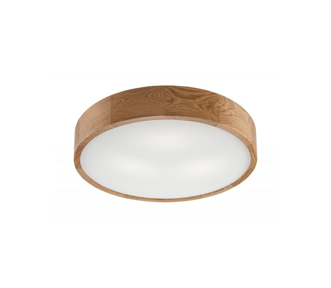 Brilagi - LED Plafon CARVALHO 3xE27/60W/230V dąb śr. 47,5 cm