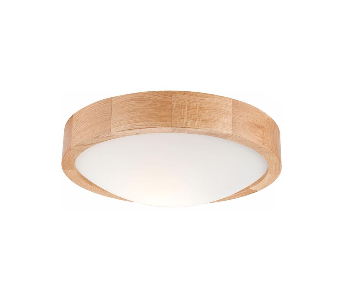 Brilagi - LED Plafon CARVALHO SLIM 1xE27/60W/230V dąb śr. 27 cm