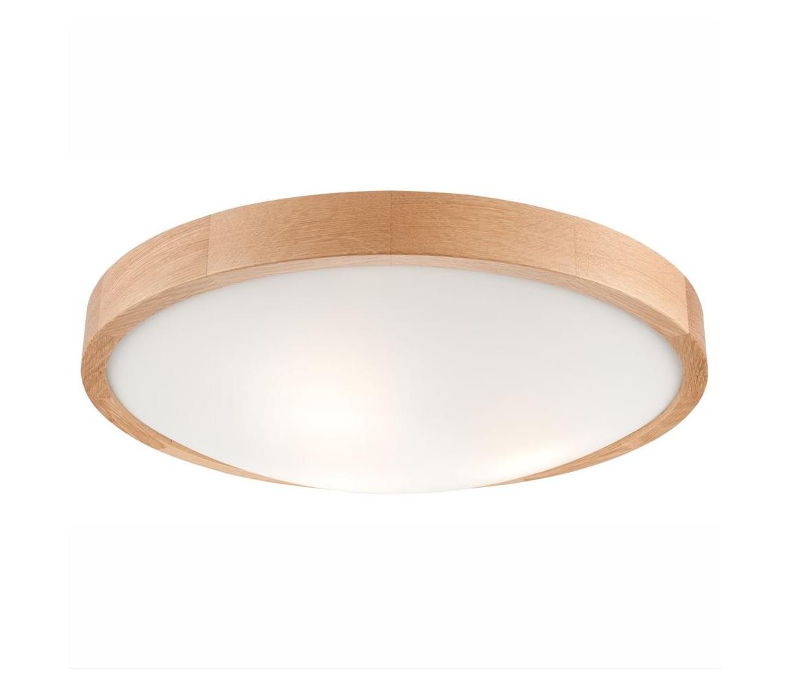 Brilagi - LED Plafon CARVALHO SLIM 3xE27/60W/230V dąb śr. 47 cm