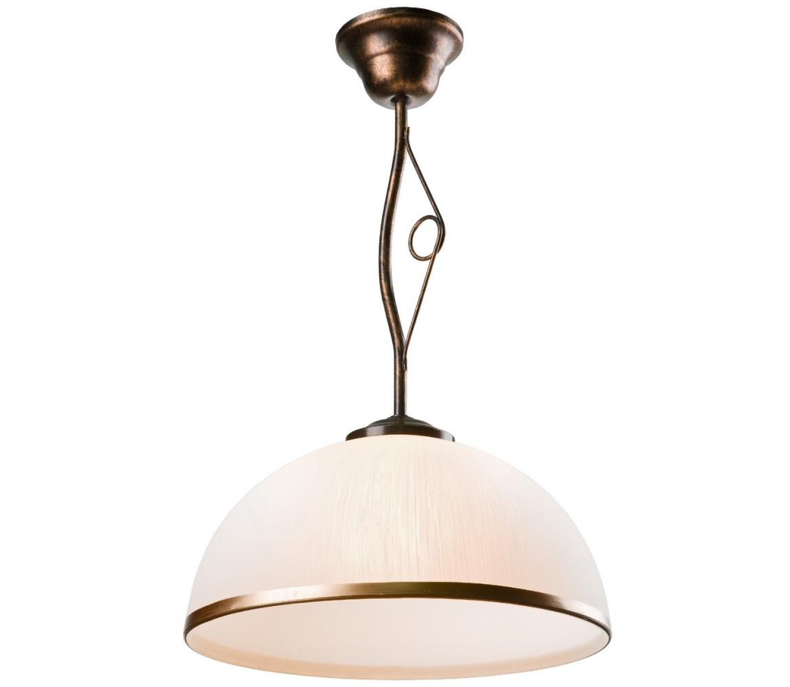 Brilagi - LED Żyrandol ANTICO 1xE27/60W/230V brązowy patyna