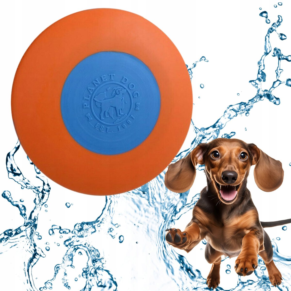 Zabawka dla psa FRISBEE PLANET DOG ORBEE-TUFF pływające DYSK do wody MAŁY
