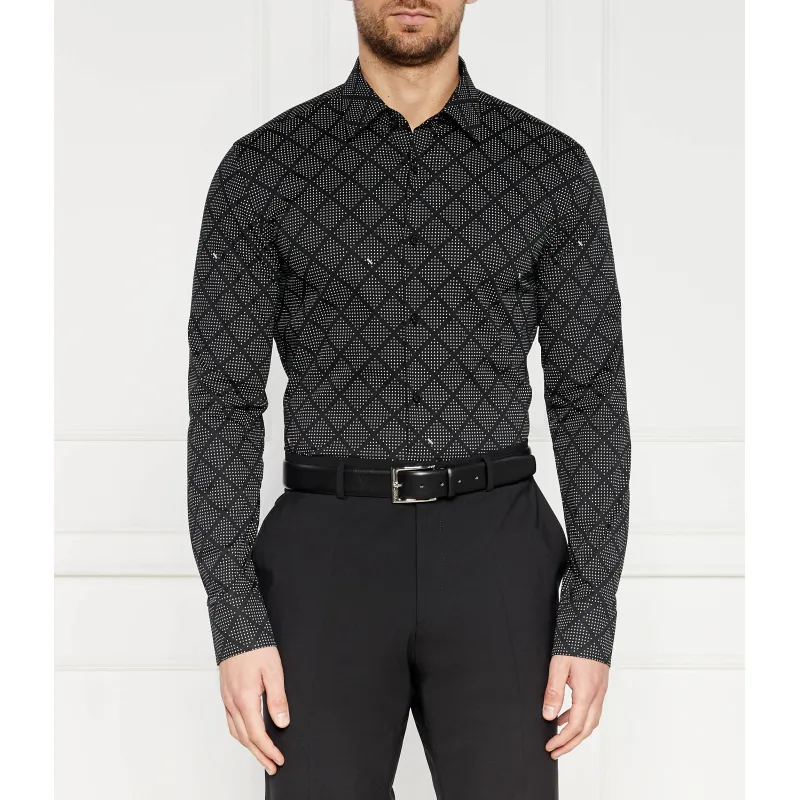 BOSS BLACK Koszula HANK | Slim Fit | stretch
