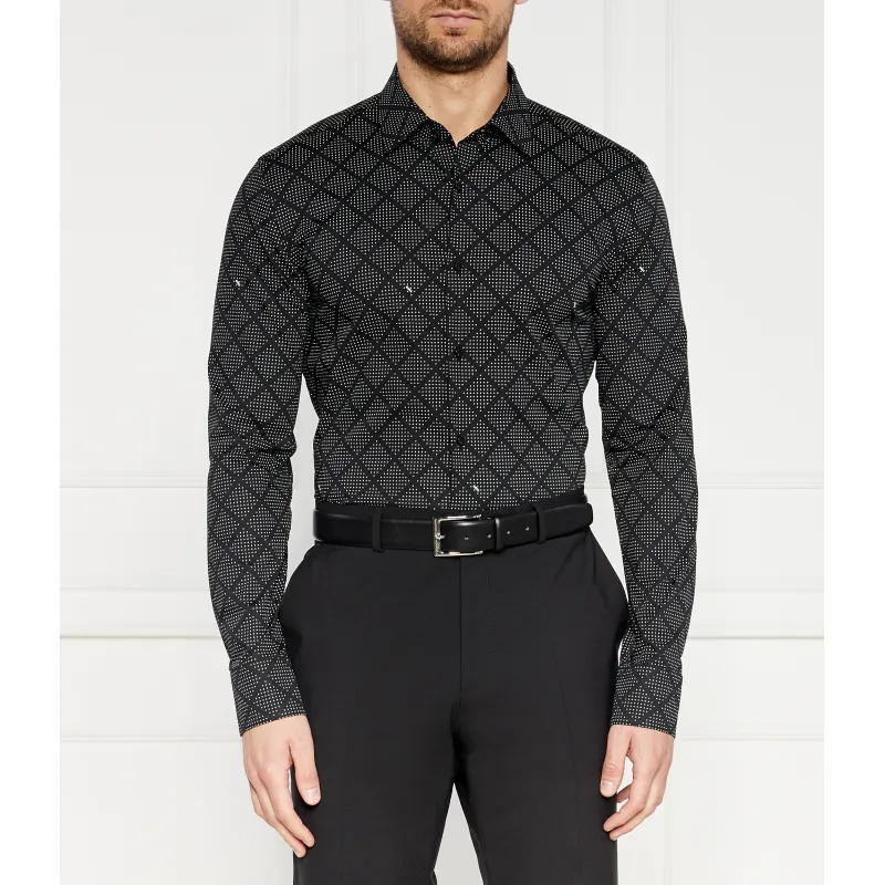 BOSS BLACK Koszula HANK | Slim Fit | stretch